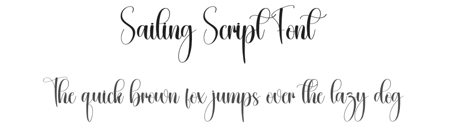 Sailing Script Font by creativeletter — Script Handwritten Font