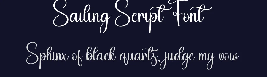 Sailing Script Font by creativeletter — Script Handwritten Font — thumbnail 2