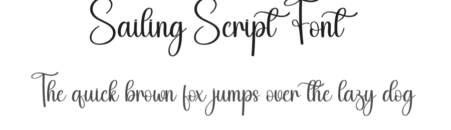Sailing Script Font by creativeletter — Script Handwritten Font