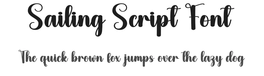 Sailing Script Font by andikastudio — Script Handwritten Font