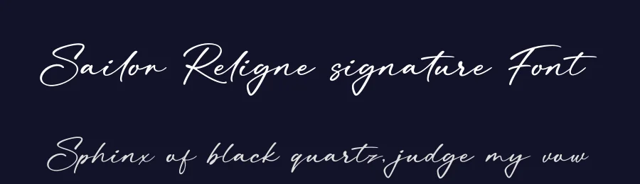 Sailor Religne signature Font by Basnistudio — Script Handwritten Font — thumbnail 2