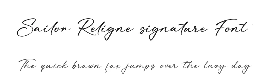 Sailor Religne signature Font by Basnistudio — Script Handwritten Font