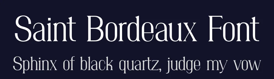 Saint Bordeaux Font by UICreative — Serif Font — thumbnail 2