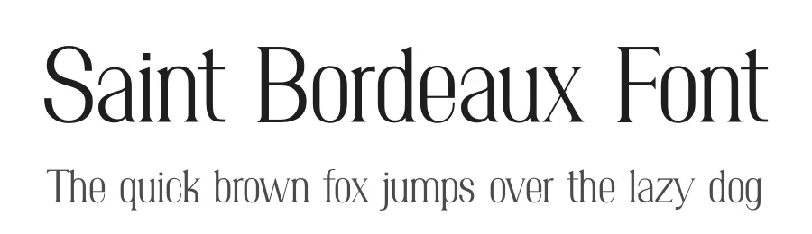 Saint Bordeaux Font by UICreative — Serif Font