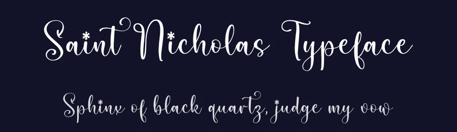 Saint Nicholas Typeface by letterfabric — Script Handwritten Font — thumbnail 2
