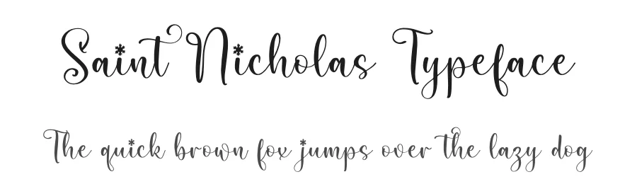Saint Nicholas Typeface by letterfabric — Script Handwritten Font