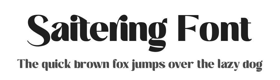 Saitering Font by Madatype Studio — Display Font