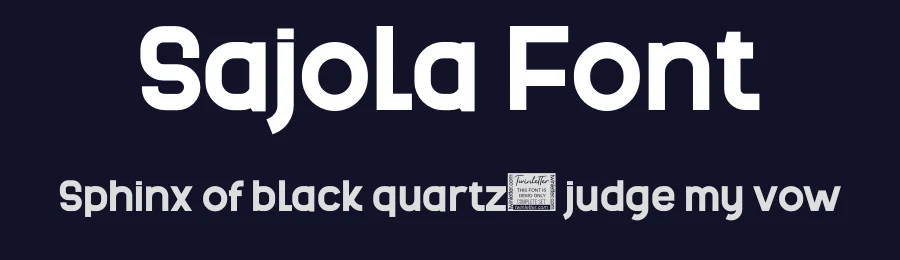 Sajola Font by twinletter — Sans Serif Font — thumbnail 2