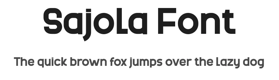Sajola Font by twinletter — Sans Serif Font