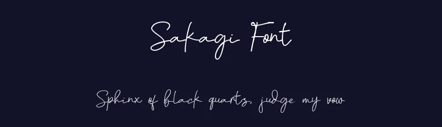 Sakagi Font by ilennalishawa — Script Handwritten Font — thumbnail 2
