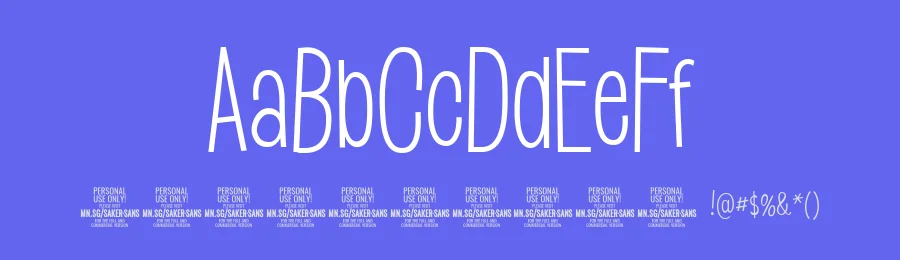 Saker Sans Light Font by Måns Grebäck — Sans Serif Font — thumbnail 3