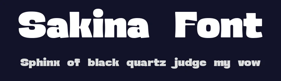 Sakina Font by Surplus Type Co — Display Font — thumbnail 2