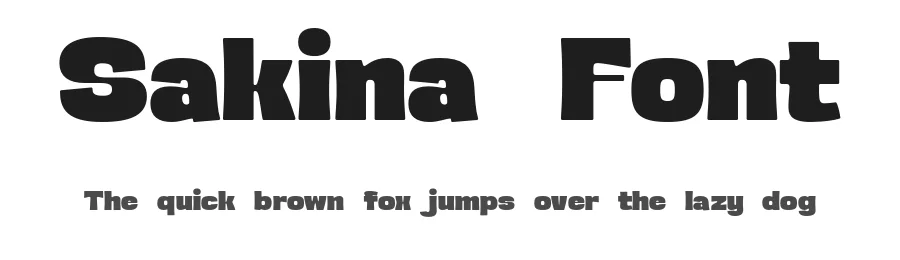 Sakina Font by Surplus Type Co โ Display Font