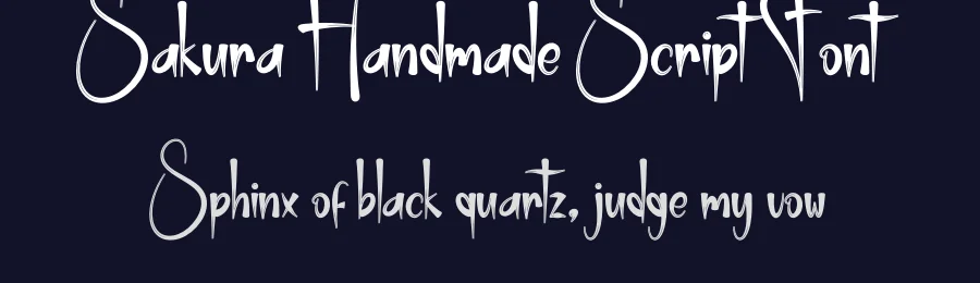 Sakura Handmade Script Font by creativeletter — Script Handwritten Font — thumbnail 2
