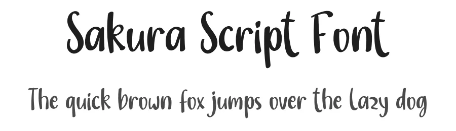 Sakura Script Font by inermediaSTUDIO — Script Handwritten Font