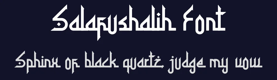 Salafushalih Font by Denustudios — Script Handwritten Font — thumbnail 2