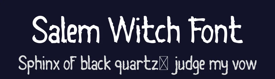 Salem Witch Font by productype — Decorative Font — thumbnail 2