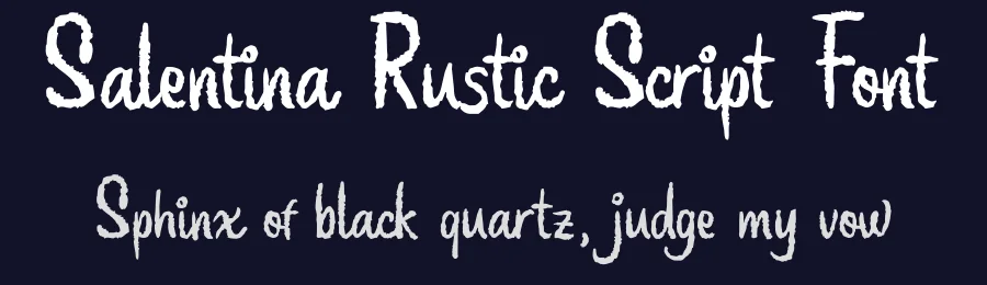 Salentina Rustic Script Font by Letterhend — Script Handwritten Font — thumbnail 2