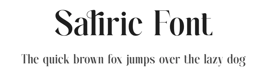 Saliric Font by TypeLogue — Serif Font