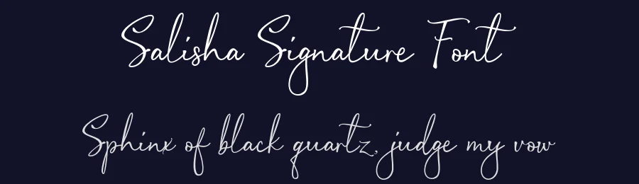 Salisha Signature Font by Letterfreshstudio — Script Handwritten Font — thumbnail 2