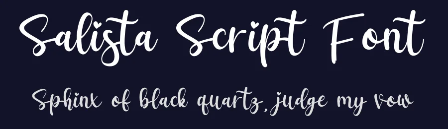 Salista Script Font by letterenastudios — Script Handwritten Font — thumbnail 2