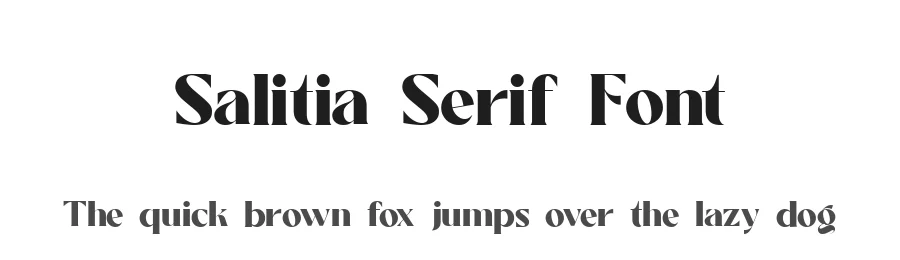 Salitia Serif Font by Dharmas Studio — Decorative Font