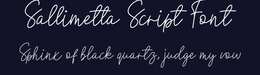 Sallimetta Script Font by creativeletter — Script Handwritten Font — thumbnail 2