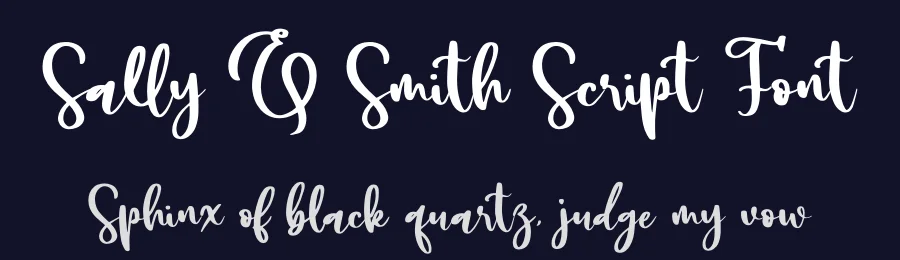 Sally & Smith Script Font by letterenastudios — Script Handwritten Font — thumbnail 2
