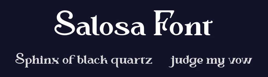 Salosa Font by Koplexsstudio — Display Font — thumbnail 2