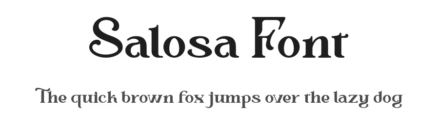 Salosa Font by Koplexsstudio — Display Font