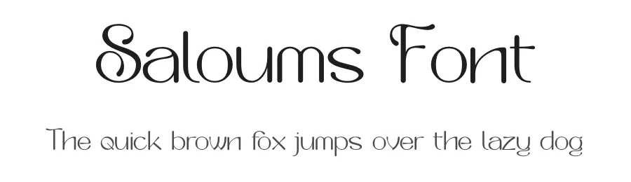 Saloums Font by Koplexsstudio — Display Font
