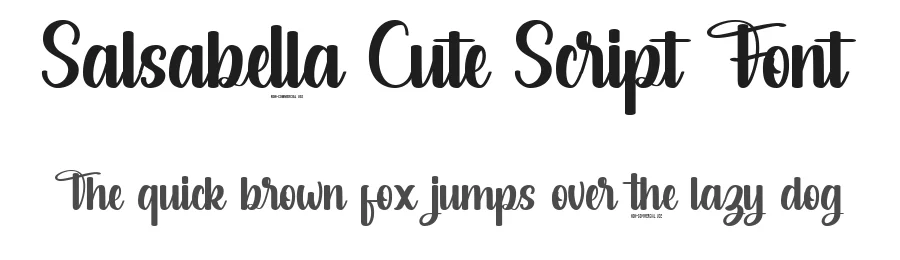 Salsabella Cute Script Font by Ketikata Studio — Script Handwritten Font