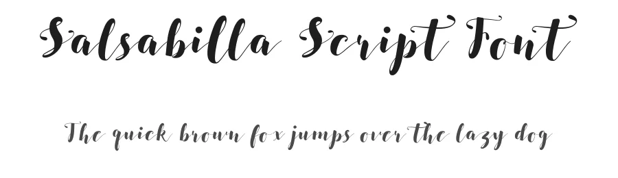 Salsabilla Script Font by Wox/CoreLine Type — Script Handwritten Font