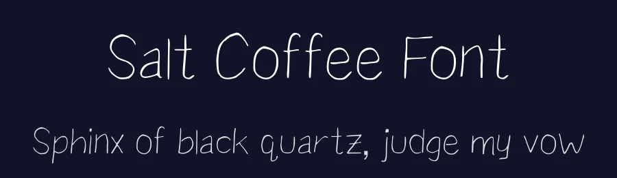 Salt Coffee Font by Creativetacos — Script Handwritten Font — thumbnail 2