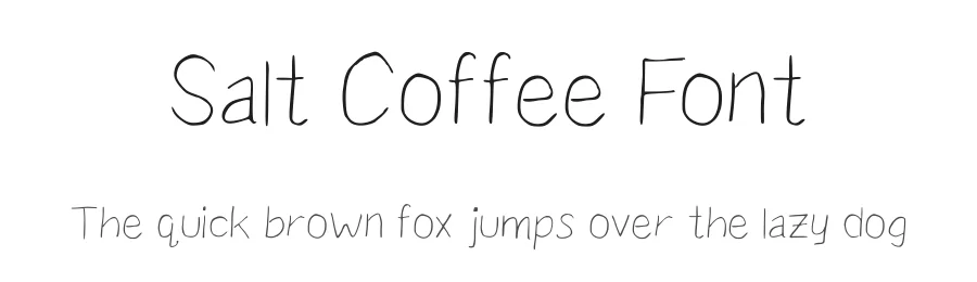 Salt Coffee Font by Creativetacos — Script Handwritten Font
