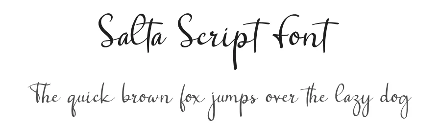 Salta Script Font by letterenastudios — Script Handwritten Font