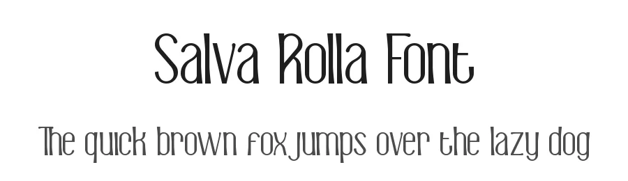 Salva Rolla Font by edricstudio — Display Font