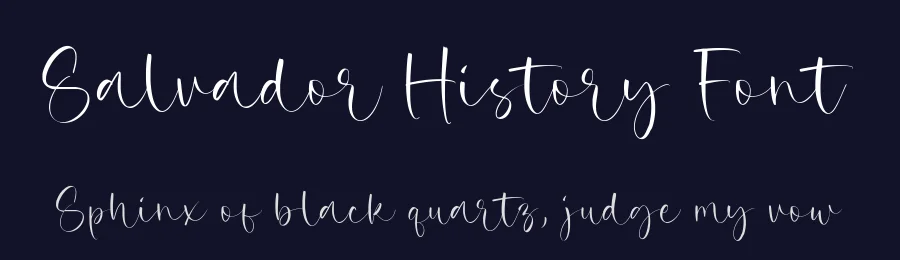 Salvador History Font by balpirick — Script Handwritten Font — thumbnail 2