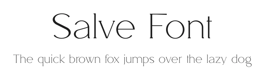 Salve Font by vpcreativeshop — Serif Font