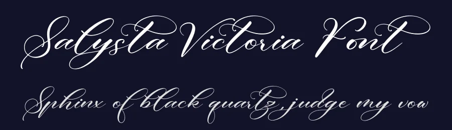Salysta Victoria Font by letterfabric — Script Handwritten Font — thumbnail 2