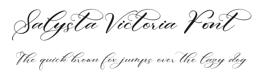 Salysta Victoria Font by letterfabric — Script Handwritten Font