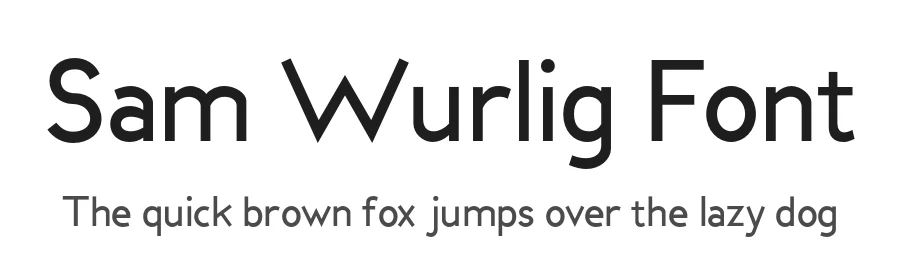 Sam Wurlig Font by Lutpi M27 — Sans Serif Font