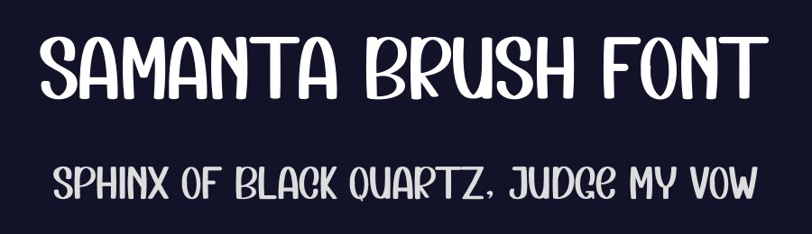 Samanta Brush Font by inermediaSTUDIO — Display Font — thumbnail 2