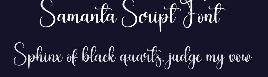 Samanta Script Font by andikastudio — Script Handwritten Font — thumbnail 2