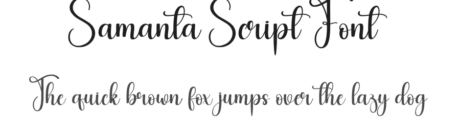 Samanta Script Font by andikastudio — Script Handwritten Font