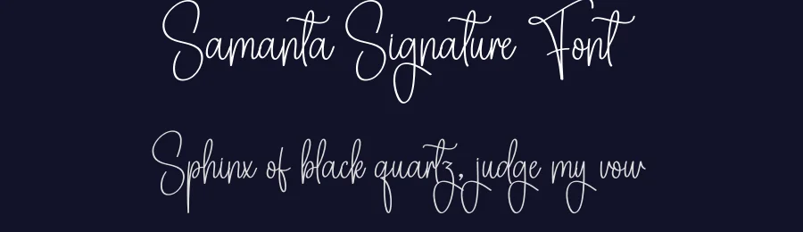 Samanta Signature Font by creativeletter — Script Handwritten Font — thumbnail 2