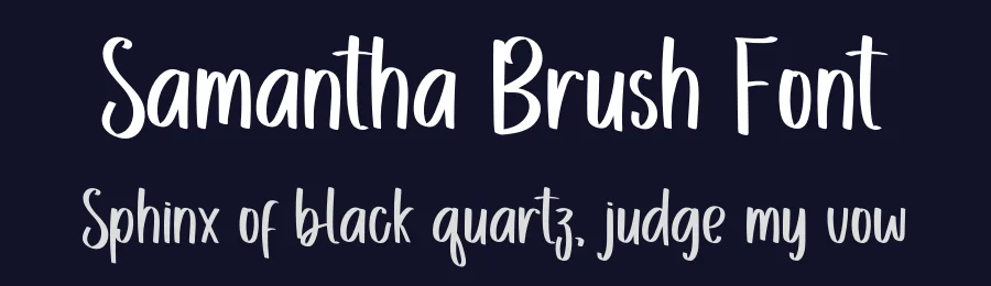 Samantha Brush Font by inermediaSTUDIO — Display Font — thumbnail 2