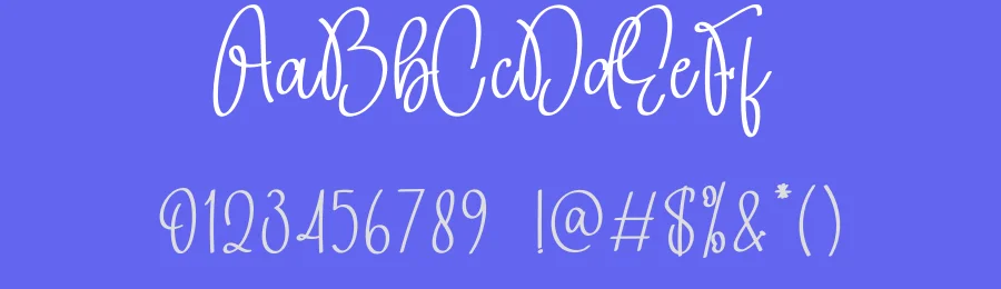Samantha Calligraph Script Font by creativeletter — Script Handwritten Font — thumbnail 3