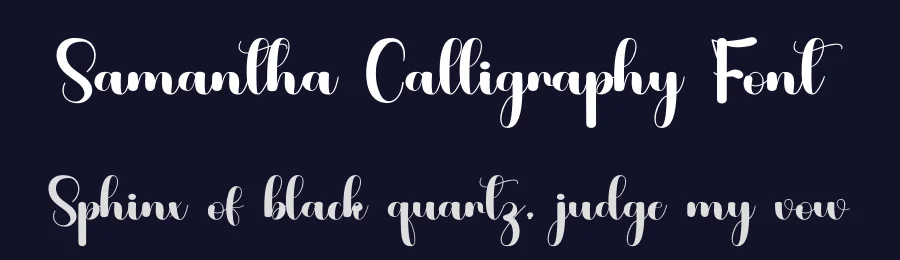 Samantha Calligraphy Font by inermediaSTUDIO — Script Handwritten Font — thumbnail 2