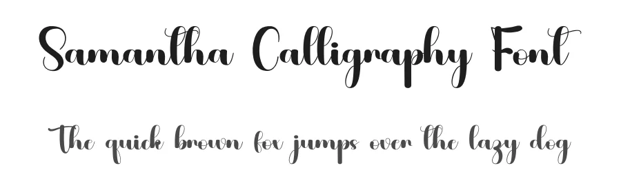Samantha Calligraphy Font by inermediaSTUDIO — Script Handwritten Font